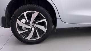 Used 2023 Toyota Glanza V AMT Petrol Automatic tyres RIGHT REAR TYRE RIM VIEW
