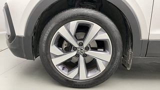 Used 2022 Volkswagen Taigun Topline 1.0 TSI AT Petrol Automatic tyres LEFT FRONT TYRE RIM VIEW