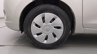 Used 2014 Maruti Suzuki Celerio VXI AMT Petrol Automatic tyres LEFT FRONT TYRE RIM VIEW