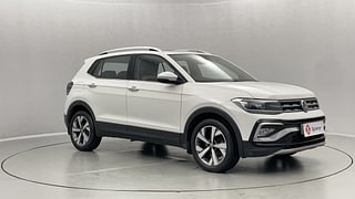 Used 2022 Volkswagen Taigun Topline 1.0 TSI AT Petrol Automatic exterior RIGHT FRONT CORNER VIEW