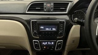 Used 2017 Maruti Suzuki Ciaz [2014-2017] ZXi AT Petrol Automatic interior MUSIC SYSTEM & AC CONTROL VIEW