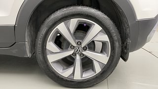 Used 2022 Volkswagen Taigun Topline 1.0 TSI AT Petrol Automatic tyres LEFT REAR TYRE RIM VIEW