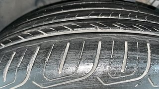 Used 2022 Volkswagen Taigun Topline 1.0 TSI AT Petrol Automatic tyres LEFT FRONT TYRE TREAD VIEW
