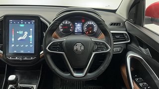Used 2021 MG Motors Hector Plus Smart 2.0 Diesel Turbo MT 7-STR Diesel Manual interior STEERING VIEW