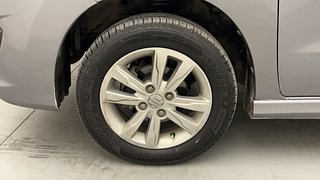 Used 2014 Maruti Suzuki Stingray [2013-2019] VXi Petrol Manual tyres LEFT FRONT TYRE RIM VIEW