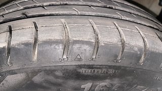 Used 2014 Maruti Suzuki Celerio VXI AMT Petrol Automatic tyres RIGHT FRONT TYRE TREAD VIEW