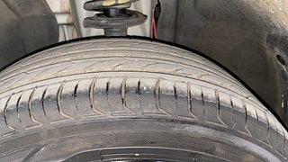 Used 2023 Nissan Magnite XV Premium Petrol Manual tyres LEFT FRONT TYRE TREAD VIEW