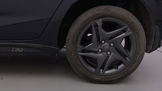Used 2023 Hyundai New i20 Sportz 1.2 IVT Petrol Automatic tyres LEFT REAR TYRE RIM VIEW