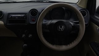 Used 2015 Honda Amaze [2013-2016] 1.2 VX AT i-VTEC Petrol Automatic interior STEERING VIEW