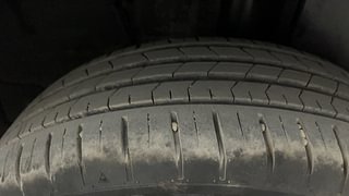 Used 2023 Tata Punch Creative AMT Dual Tone Petrol Automatic tyres LEFT REAR TYRE TREAD VIEW