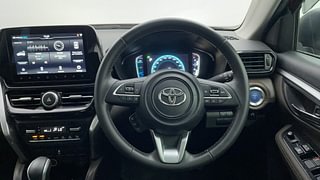 Used 2022 Toyota Urban Cruiser Hyryder V Hybrid Dual Tone Hybrid Automatic interior STEERING VIEW