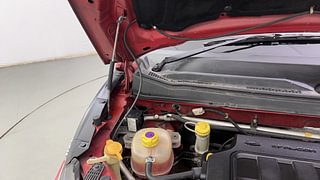 Used 2019 Mahindra KUV100 NXT K6+ 6 STR Petrol Manual engine ENGINE RIGHT SIDE HINGE & APRON VIEW