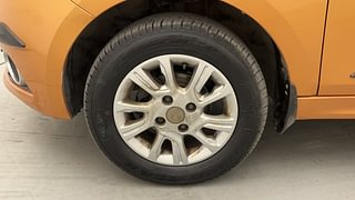 Used 2016 Tata Tiago [2016-2020] Revotron XZ Petrol Manual tyres LEFT FRONT TYRE RIM VIEW