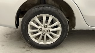 Used 2016 Toyota Etios [2010-2017] VX Petrol Manual tyres RIGHT REAR TYRE RIM VIEW