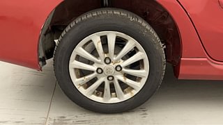 Used 2011 Toyota Etios [2010-2017] VX Petrol Manual tyres RIGHT REAR TYRE RIM VIEW