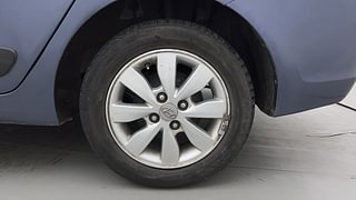Used 2015 Hyundai Xcent [2014-2017] SX Petrol Petrol Manual tyres LEFT REAR TYRE RIM VIEW