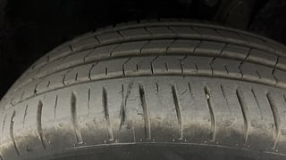 Used 2023 Tata Punch Creative AMT Dual Tone Petrol Automatic tyres LEFT FRONT TYRE TREAD VIEW