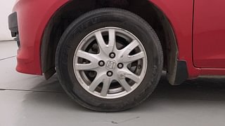 Used 2016 Honda Brio [2011-2016] VX MT Petrol Manual tyres LEFT FRONT TYRE RIM VIEW