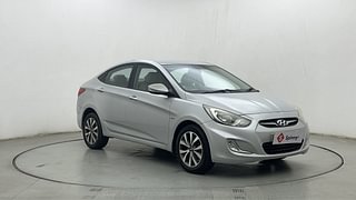 Used 2014 Hyundai Verna [2011-2015] Fluidic 1.6 VTVT SX Petrol Manual exterior RIGHT FRONT CORNER VIEW