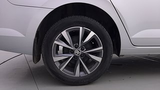 Used 2022 Skoda Slavia Style 1.5L TSI AT Petrol Automatic tyres RIGHT REAR TYRE RIM VIEW