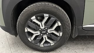 Used 2024 Hyundai Exter SX(O) Connect 1.2 Petrol AMT Petrol Automatic tyres LEFT FRONT TYRE RIM VIEW