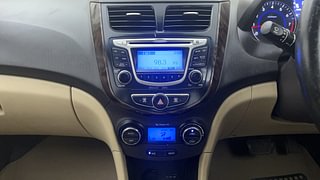 Used 2014 Hyundai Verna [2011-2015] Fluidic 1.6 VTVT SX Petrol Manual interior MUSIC SYSTEM & AC CONTROL VIEW