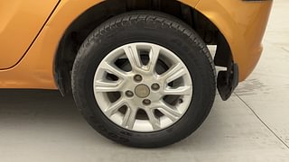 Used 2016 Tata Tiago [2016-2020] Revotron XZ Petrol Manual tyres LEFT REAR TYRE RIM VIEW