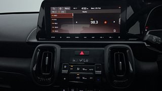 Used 2020 Kia Sonet GTX Plus 1.0 DCT Petrol Automatic interior MUSIC SYSTEM & AC CONTROL VIEW