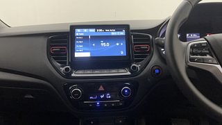 Used 2021 Hyundai Verna SX Opt Turbo Petrol Petrol Automatic interior MUSIC SYSTEM & AC CONTROL VIEW