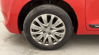 Used 2017 Maruti Suzuki Baleno [2015-2019] Alpha Petrol Petrol Manual tyres LEFT FRONT TYRE RIM VIEW