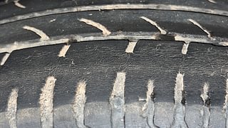 Used 2019 Mahindra KUV100 NXT K6+ 6 STR Petrol Manual tyres LEFT FRONT TYRE TREAD VIEW