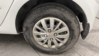 Used 2013 Hyundai i10 Sportz 1.2 AT Kappa2 Petrol Automatic tyres LEFT REAR TYRE RIM VIEW
