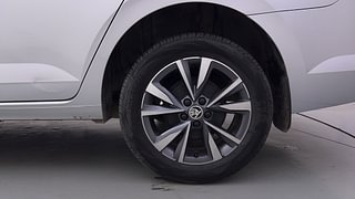 Used 2022 Skoda Slavia Style 1.5L TSI AT Petrol Automatic tyres LEFT REAR TYRE RIM VIEW