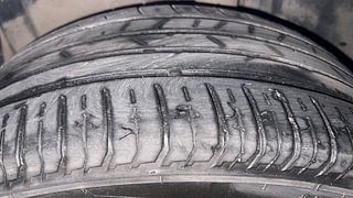 Used 2022 Skoda Slavia Style 1.5L TSI AT Petrol Automatic tyres LEFT REAR TYRE TREAD VIEW