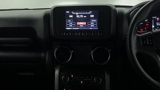 Used 2021 mahindra Thar LX 4 STR Hard Top Petrol AT 4WD Petrol Automatic interior MUSIC SYSTEM & AC CONTROL VIEW