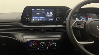 Used 2021 Hyundai New i20 Sportz 1.0 Turbo IMT Dual Tone Petrol Manual interior MUSIC SYSTEM & AC CONTROL VIEW