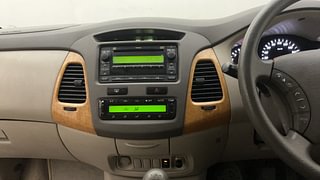Used 2012 Toyota Innova [2008-2013] 2.5 V 8 STR Diesel Manual interior MUSIC SYSTEM & AC CONTROL VIEW