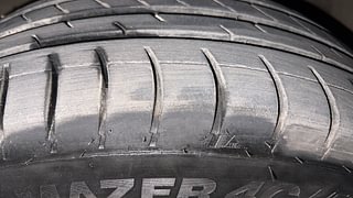 Used 2017 Maruti Suzuki Baleno [2015-2019] Delta AT Petrol Petrol Automatic tyres LEFT FRONT TYRE TREAD VIEW