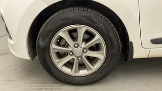 Used 2016 Hyundai Grand i10 [2013-2017] Asta (O) AT 1.2 kappa VTVT Petrol Automatic tyres LEFT FRONT TYRE RIM VIEW