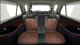 Used 2023 Hyundai Alcazar SIGNATURE (O) 7 STR 1.5 Petrol DCT Petrol Automatic interior REAR SEAT CONDITION VIEW