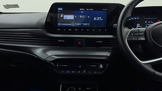 Used 2023 Hyundai New i20 Asta (O) 1.2 IVT Petrol Automatic interior MUSIC SYSTEM & AC CONTROL VIEW