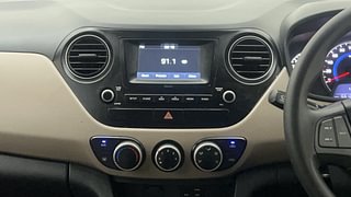 Used 2017 Hyundai Grand i10 Sportz 1.2 Kappa VTVT Petrol Manual interior MUSIC SYSTEM & AC CONTROL VIEW