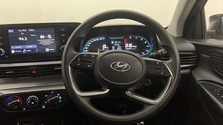 Used 2021 Hyundai New i20 Sportz 1.0 Turbo IMT Dual Tone Petrol Manual interior STEERING VIEW