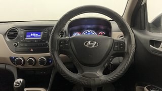 Used 2015 Hyundai Grand i10 [2013-2017] Sportz 1.2 Kappa VTVT Petrol Manual interior STEERING VIEW