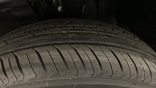 Used 2021 Tata Punch Creative AMT Dual Tone Petrol Automatic tyres LEFT FRONT TYRE TREAD VIEW