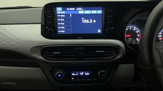 Used 2021 Hyundai Grand i10 Nios Sportz 1.2 Kappa VTVT CNG Petrol+cng Manual interior MUSIC SYSTEM & AC CONTROL VIEW