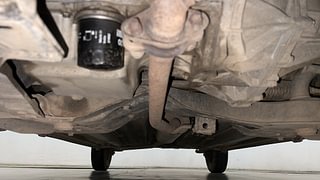 Used 2015 Maruti Suzuki Celerio ZXI AMT Petrol Automatic extra FRONT LEFT UNDERBODY VIEW