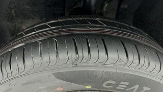 Used 2023 Tata Punch Adventure AMT Petrol Automatic tyres LEFT FRONT TYRE TREAD VIEW
