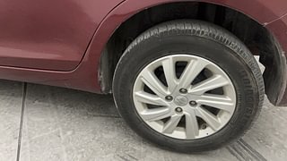 Used 2016 Maruti Suzuki Swift Dzire ZXI Petrol Manual tyres LEFT REAR TYRE RIM VIEW