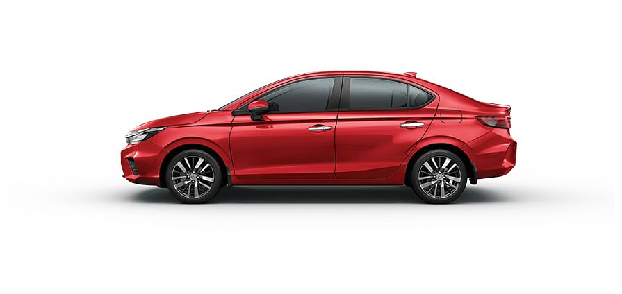 New Honda City Radiant red metallic